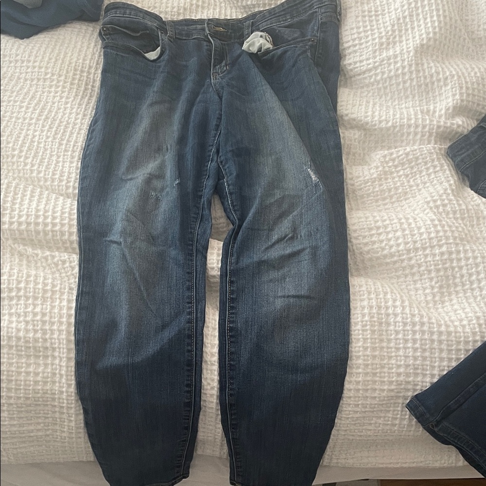 GAP Women's Dark Blue Skinny Jeans